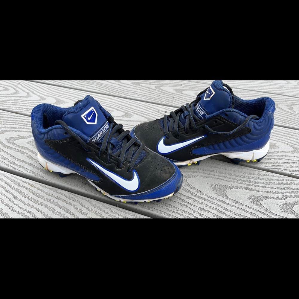 Nike size 2 baseball cleats